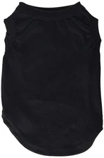Mirage Pet Products 12-Inch Plain Shirts, Medium, Black