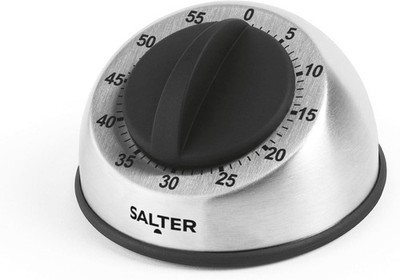 Salter 60 Minuten mechanischer Küchentimer, batterieloser analoger Küchentimer