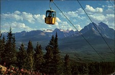 Lake Louise Whitehorn Sedan Lift Banff Alberta Vintage Postcard A751