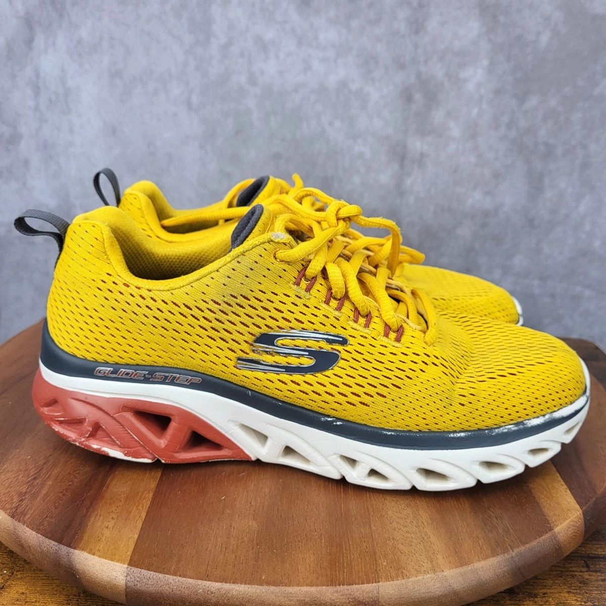Skechers sales yellow shoes