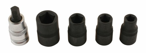 Pentagon Socket And Bit Set 5pc 1/2 Drive - Picture 3 of 7