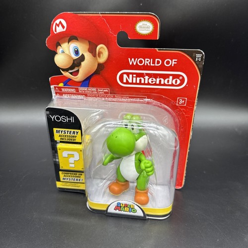 Jakks Pacific World of Nintendo Series 1-1 Green Yoshi 4" Action Figure See Pics