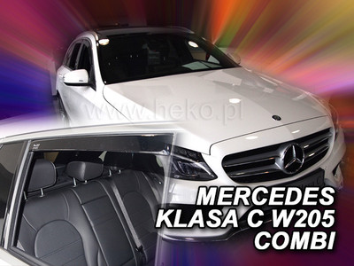 Windabweiser HEKO Passend Für Mercedes C Klasse W205 2014-2021 Kombi 4-Tlg