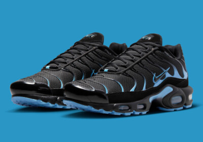 NIKE TN AIR MAX PLUS SCARPE SPORTIVE UOMO BLACK UNIVERSITY