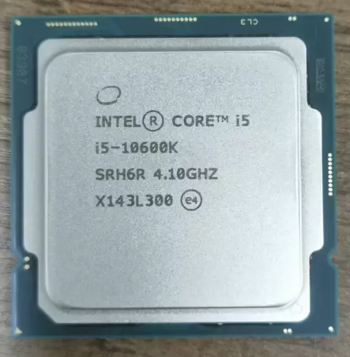 Intel Core I5-10600K LGA1200 4.10Ghz 6C/12T 12MB 125W CPU Processor