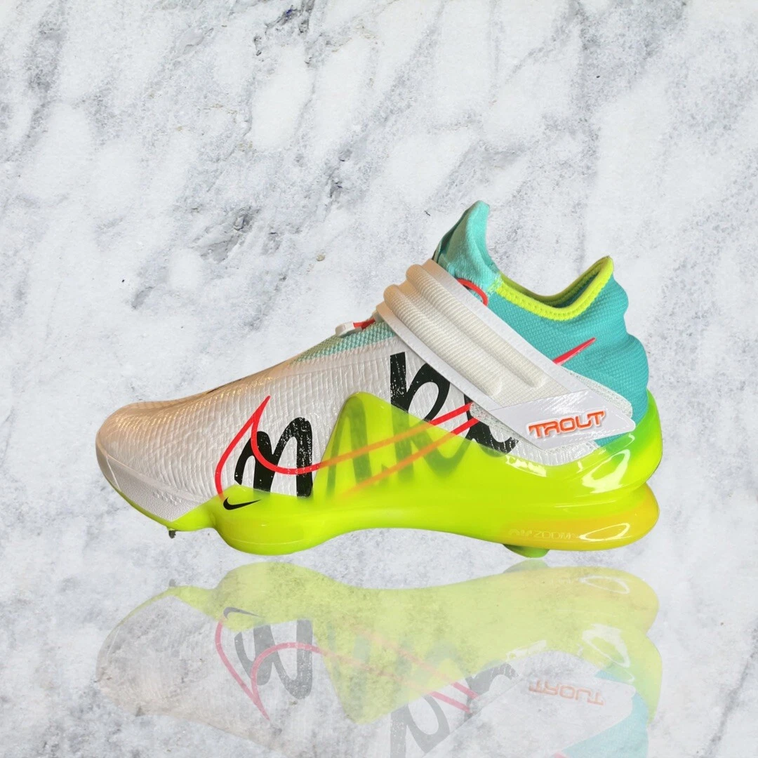 Preços baixos em Nike Force Zoom Trout 7 White Aurora Green | eBay