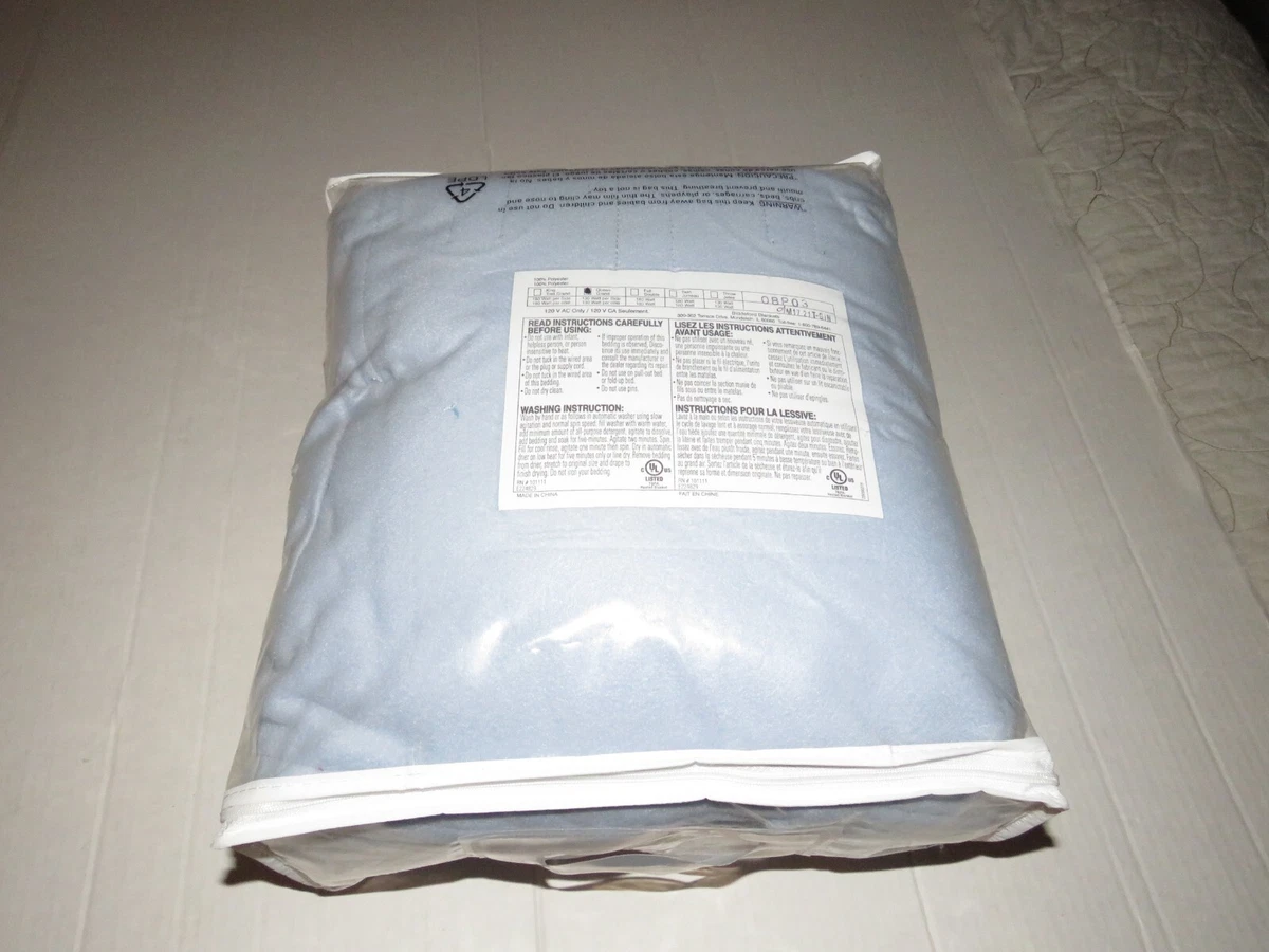 Cannon Queen Size Electric Automatic Heating Blanket Cloud Blue 84 x 90 K  Mart | eBay