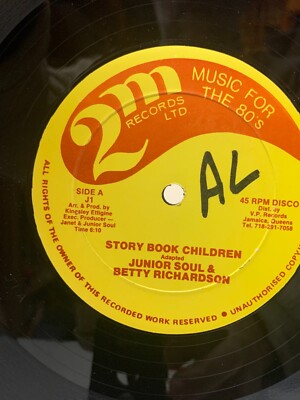 洋楽 junior soul story book children LP USA Junior Soul