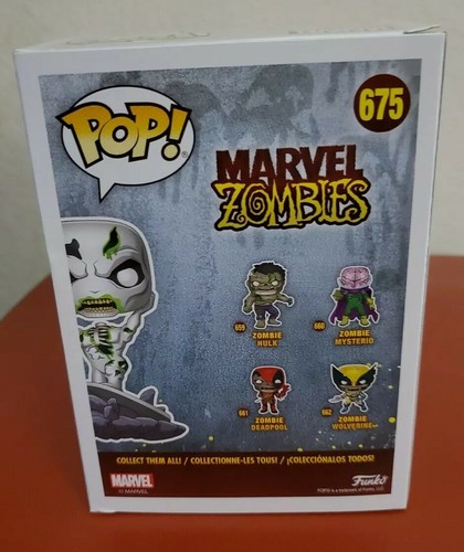 Zombie Silver Surfer Special Edition Exclusive Marvel Zombies Funko Vinyl Figure - Picture 4 of 7