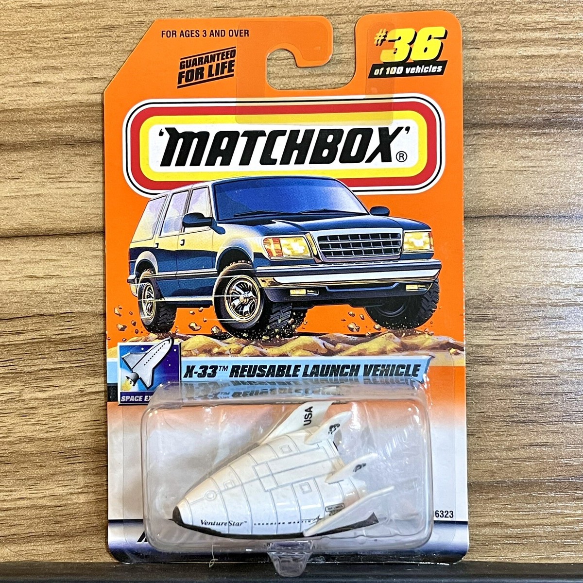 Matchbox #36 X33 Reusable Launch Vehicle With MB 2000 Logo On Side