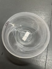 Maxwell & Williams 26cm Marblesque Serving Glass Tableware Soup Salad Bowl White