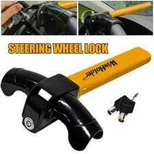 Universal Steering Wheel Anti-Theft Security Lock with Keys For Car Truck SUV