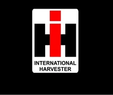 #m109 (1) 6" International Harvester IH Farm Tractor  Decal Sticker LAMINATED