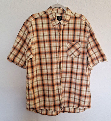 Western Wear Shirt Lot Of 2 XL Short Sleeve Button Down Redhead Helix Pearl Snap