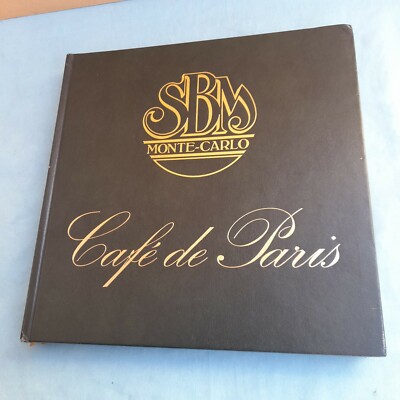 LIBRO SBM MONTE-CARLO CAFÈ DE PARIS IN LINGUA FRANCESE 100 ANNI DI FOTO 1988