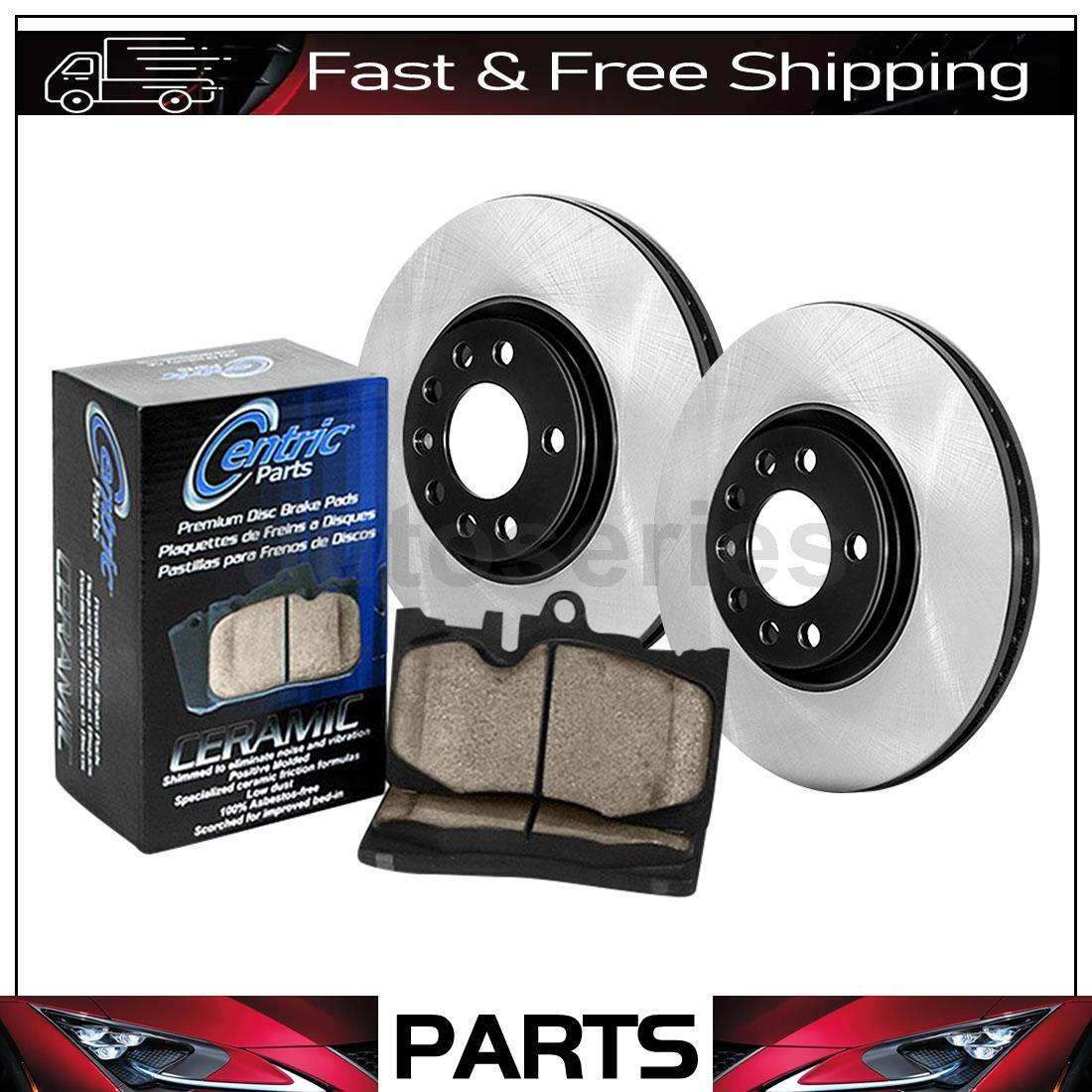 Front Brake Pad Set Brake Rotors Fits Jeep Grand Cherokee 4.7L 4.0L