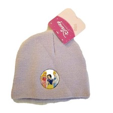 Disney's Girl Toddler Pink Princess Winter Hat Skull Cap New.