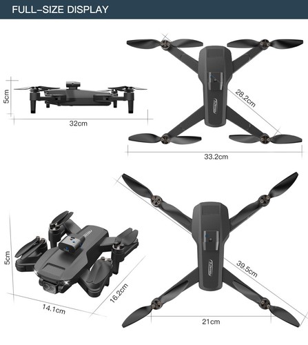 ZLL SG105Max RC Drone 4K Dual Kamera FPV Quadcopter WIFI GPS Hindernisvermeidung - Bild 11 von 19