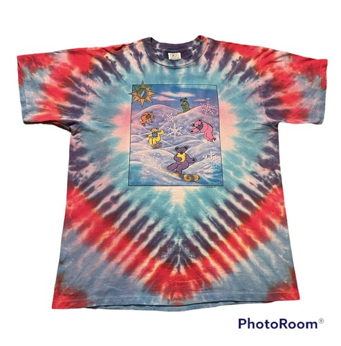 Vintage 90s 1990 Grateful Dead Peter Forsythe Vail Snowboarding Ski Shirt Large