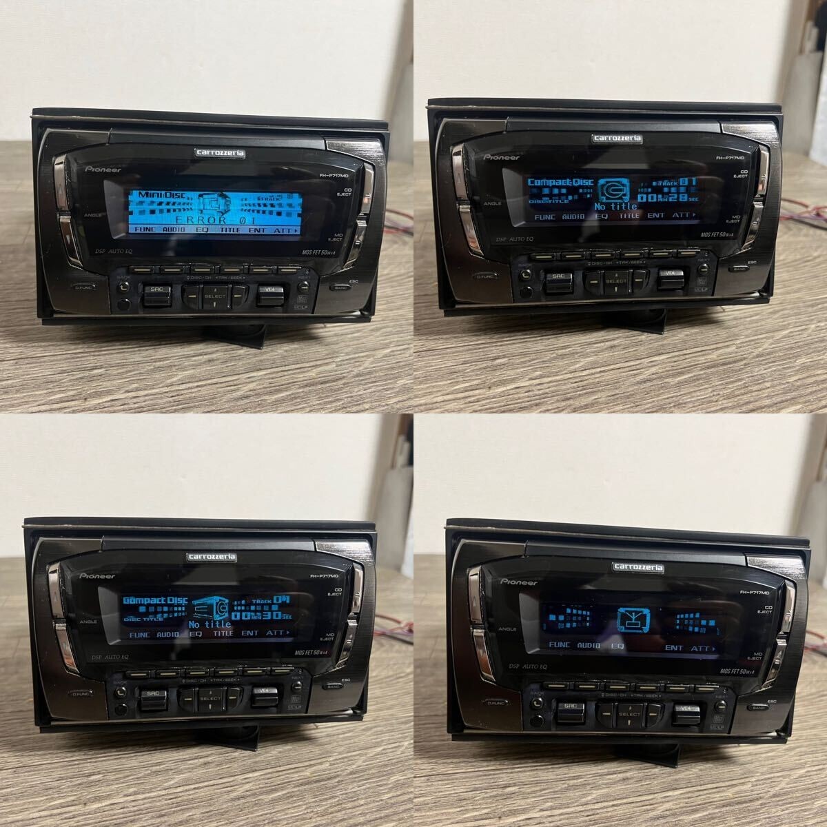 Pioneer FH-P717MD Carrozzeria Car Audio DSP Main Unit MD CD Pioneer FH-P717MD Carrozzeria Car Audio DSP Main Unit MD CD