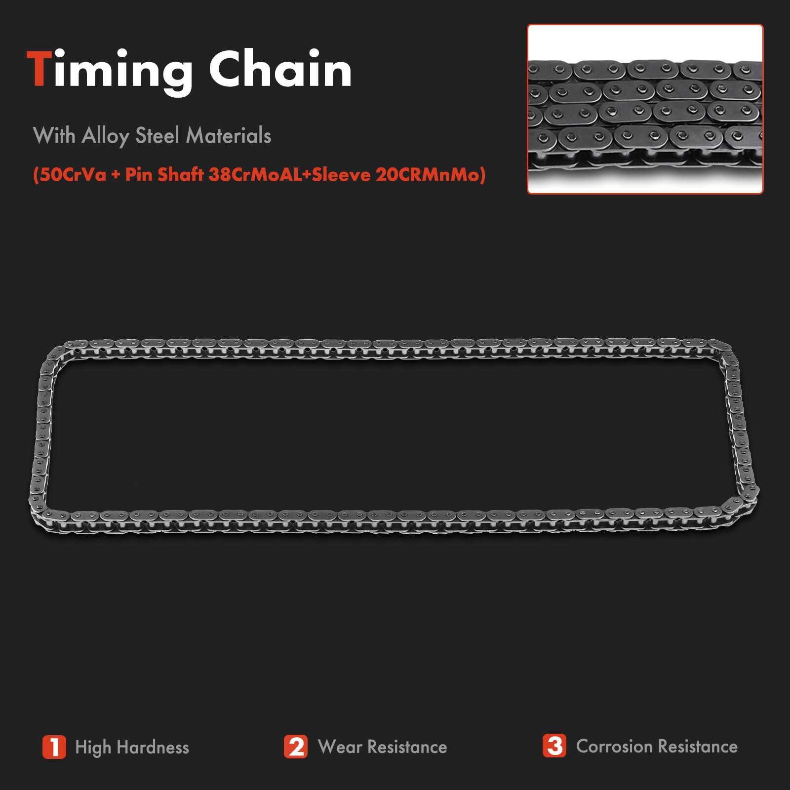 4x New Timing Chain Kits for BMW E46 E81 E87 1/3Series 1.6L Petrol