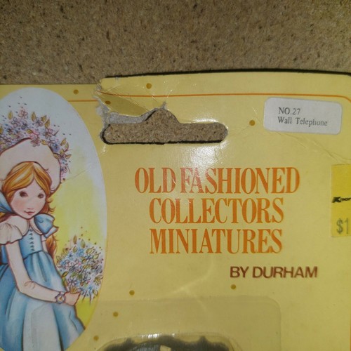 Vintage 1978 Durham Holly Hobbie No. 27 Wall Telephone Diecast Miniature - Picture 7 of 7
