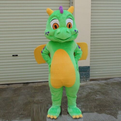 Drache Maskottchen Kostüm Cosplay Party Kleid Kleidung Halloween Erwachsene - Bild 3 von 6