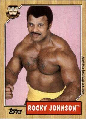 2007 Topps Heritage III WWE #83 Rocky Johson
