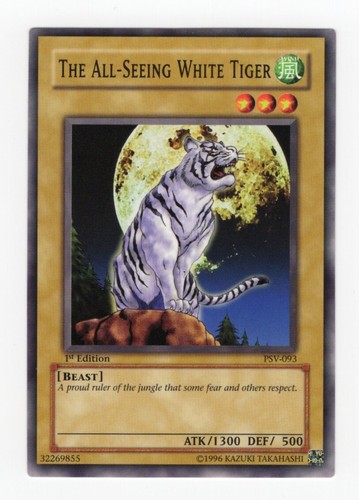 Yugioh 1. Auflage Der Allsehende Weiße Tiger Pharaoh's Servant PSV-093 Common