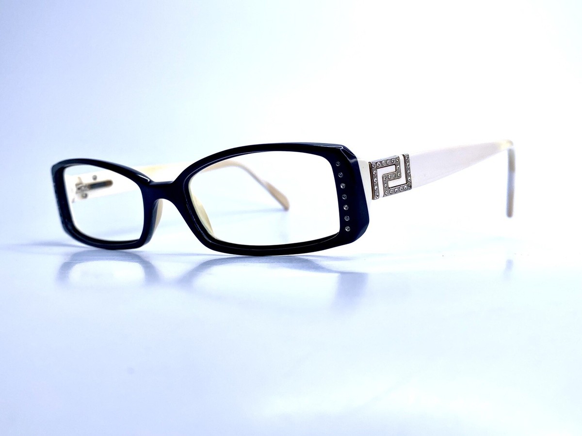 Versace Cream and Black Sunglasses Amazon.com: Versace VE4296 GB1/87 59MM Black/Grey Square  main image 3