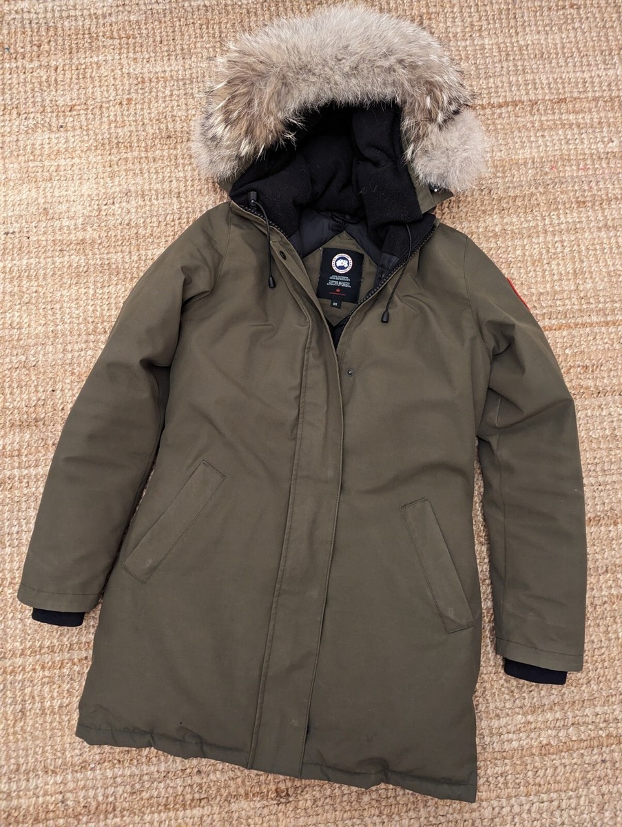 Snow Jackets Canada Goose Victoria Parka Green Canada Goose Womens
