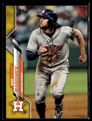 2020 TOPPS WALGREEN'S YELLOW 282 Jake Marisnick - Houston Astros