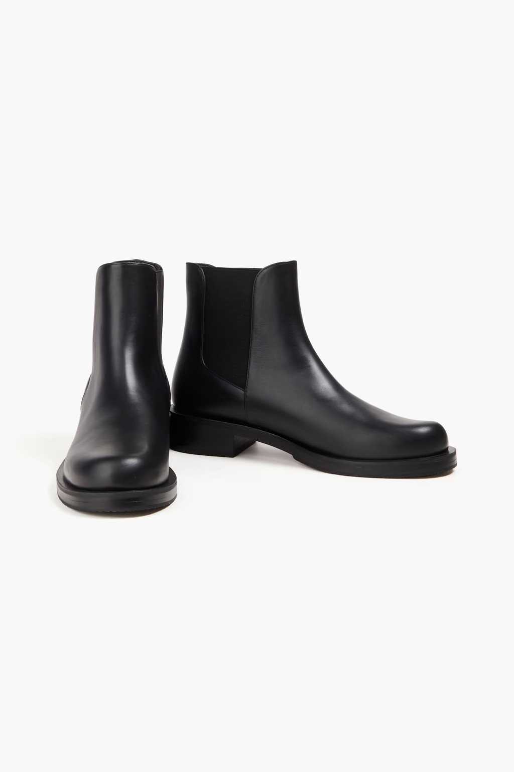 NWOT STUART WEITZMAN CHEALSEA BOOTS BLACK LEATHER WOMEN'S SIZE 6B $595