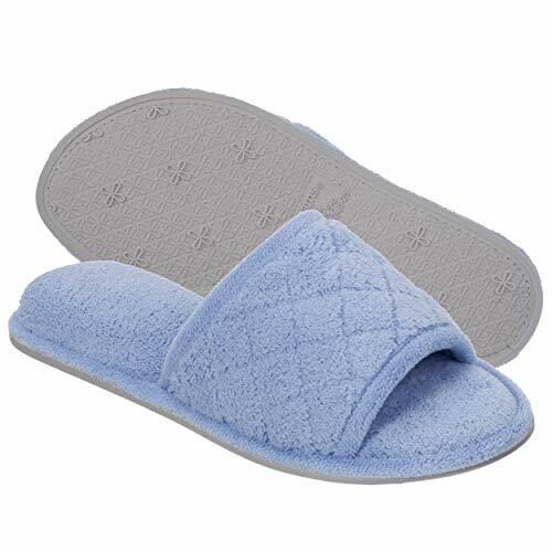 open toe quilted sliders
