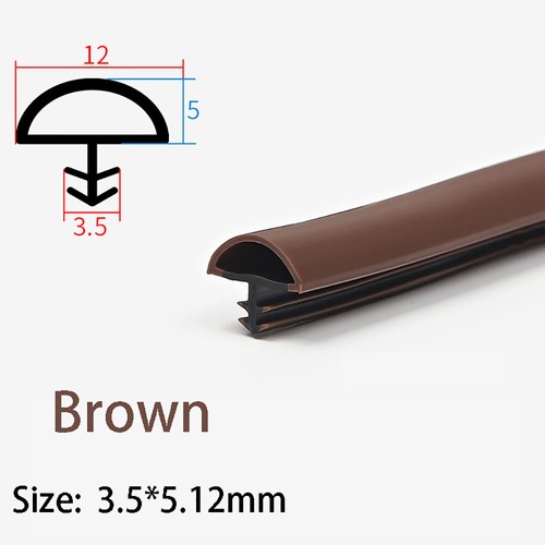1M Wooden Door Seals Sealing Strips Rubber Frame Protect Gasket Draught Excluder - Picture 9 of 15