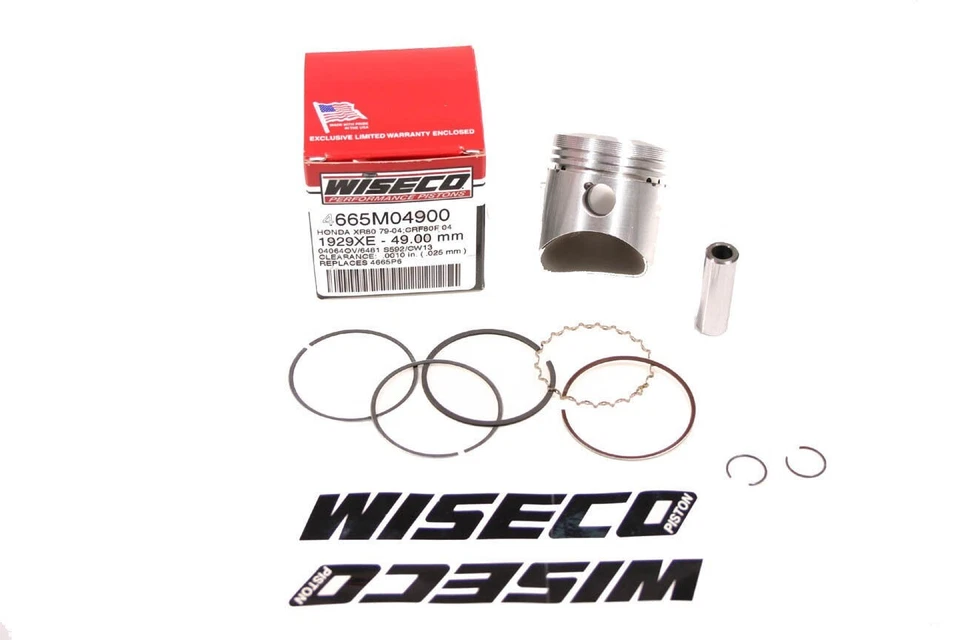 Honda CRF80F, 2004-2013, .040 Wiseco поршневой комплект - 4665M04850; CRF 80, 80F, CRF80 - Изображение 2 из 2