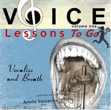 Voice Lessons to Go 1: Vocalize & Breath CD LIKE NEW