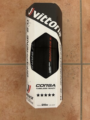 Vittoria  Corsa  Graphene 2.0, schwarz , tubeless ready, 25-622  700x25