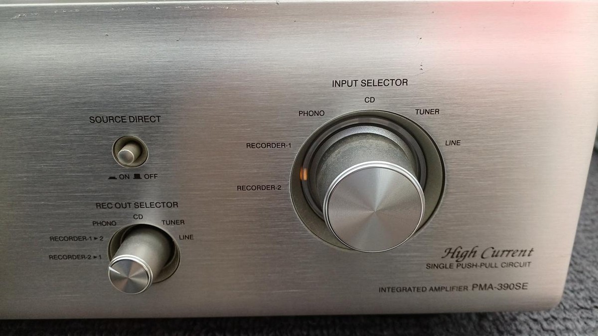 DENON Model PMA-390SE Integrated Amplifier Silver Good