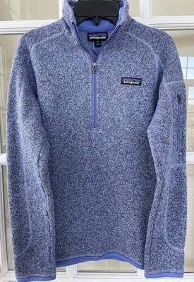 XS Better Sweater 1/4 Zip Pullover Blue 