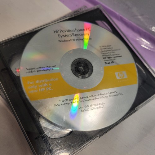 HP Pavilion Desktop PC System Recovery Discs XP 2004 - Picture 7 of 14