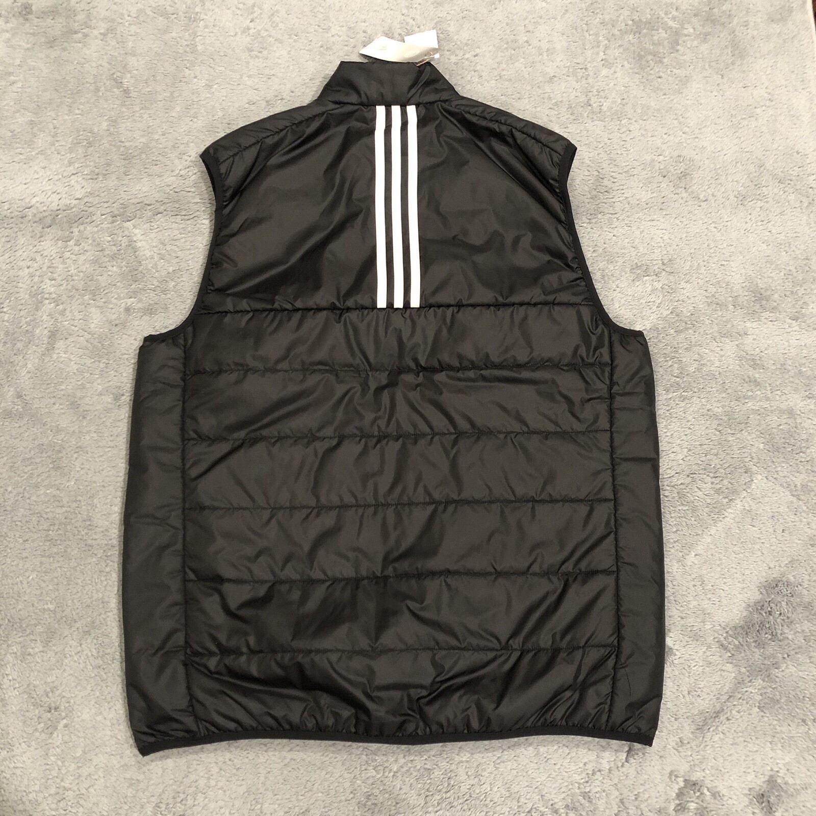Adidas Golf Vest Men’s M Black Puffer Casual Lightweight Full Zip HD1175