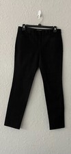 BANANA REPUBLIC WOMENS SLOAN BLACK CHINO INSPIRED PANT SIZE 2