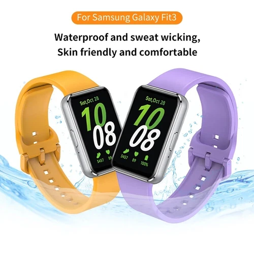 Silicone Strap for Samsung Galaxy Fit3 Watch Sport Band Fit 3 Bracelet - Zdjęcie 4 z 42