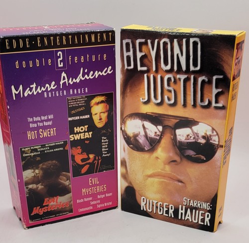Action 10 VHS Lot -Rutger Huer - Picture 3 of 14