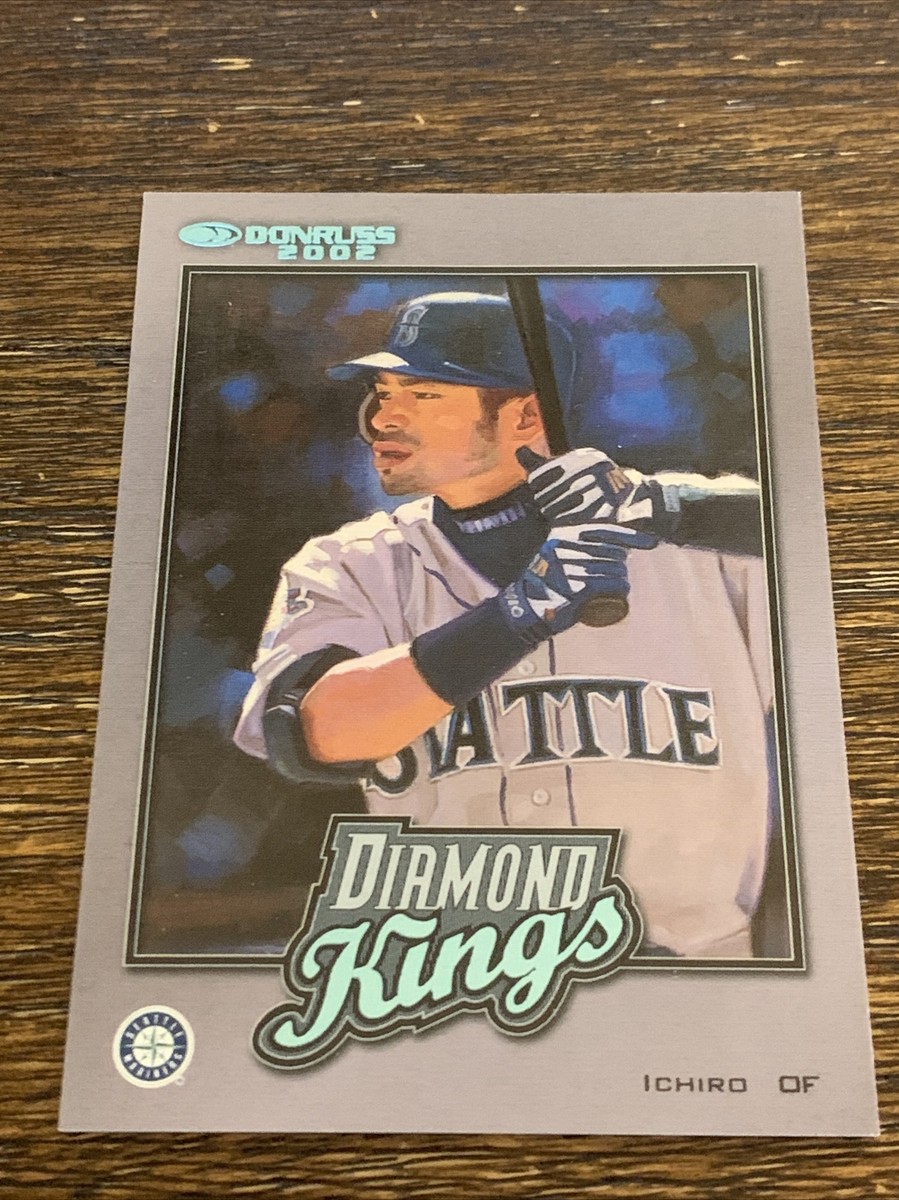 イチロー⭐DONRUSS⭐DIAMOND KINGS 1/1 2002 Donruss - Diamond Kings Inserts #DK-11 - Ichiro Suzuki /2500