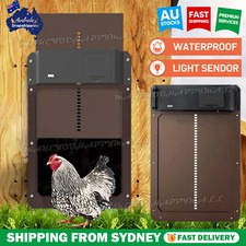 VOVOWOO Automatic Chicken Coop Door Opener With Timer IP44 Waterproof Auto Door