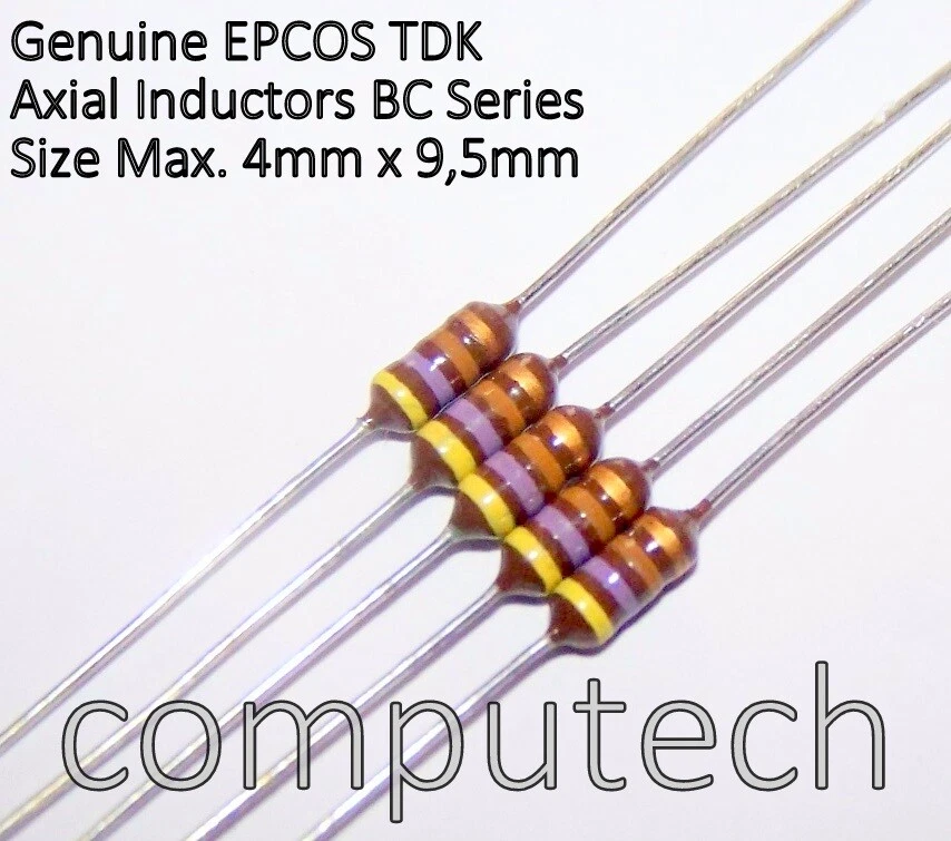 2 pezzi 470 uH 5% Induttanza Assiale EPCOS TDK BC Serie - Bild 1 von 1