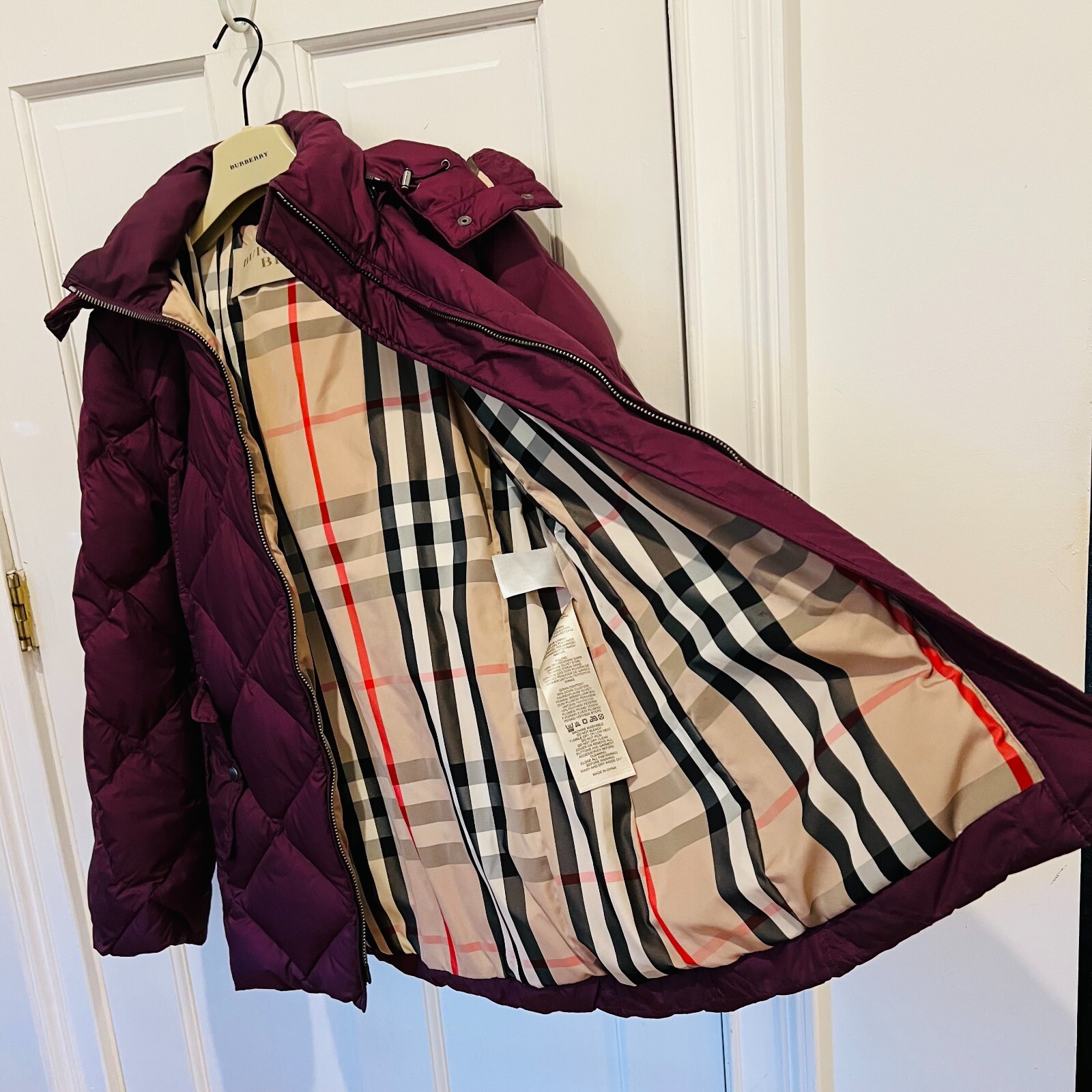 Burberry Down Jacket Size Small - image 3