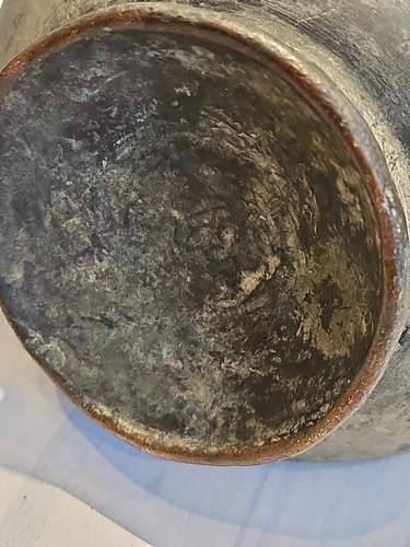 Antiker persischer/nahöstlicher handgeätzter versilberter Kupfer Wasserkrug Ewer kostenloser Versand - Bild 23 von 24